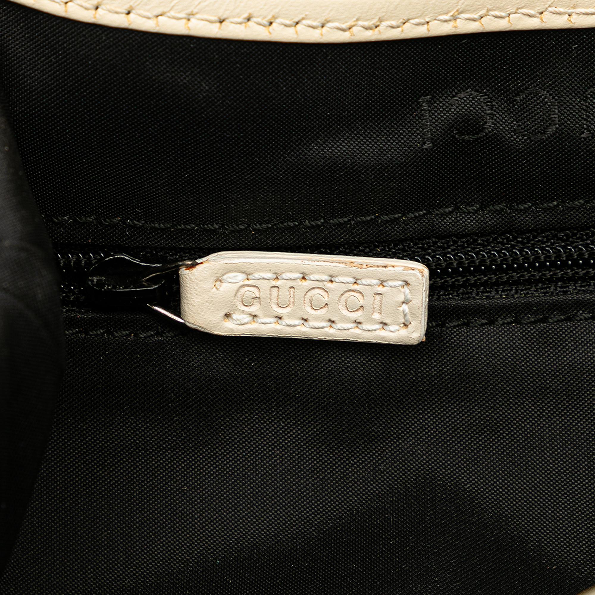 Gucci Canvas Jackie Chain Shoulder Bag (SHG-MLndgI)