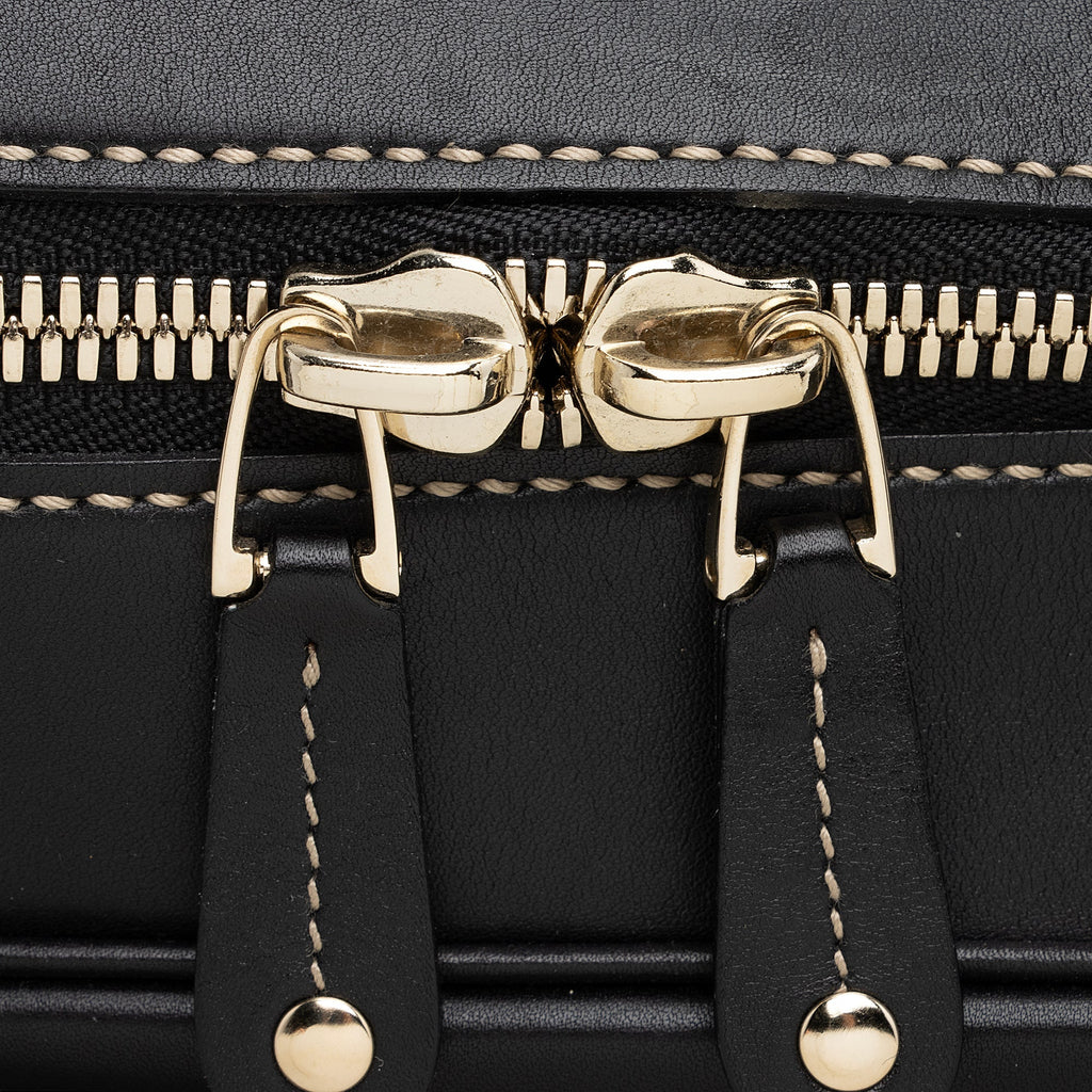 Gucci Canvas Leather East West Multi-Pocket Satchel (SHF-22759)