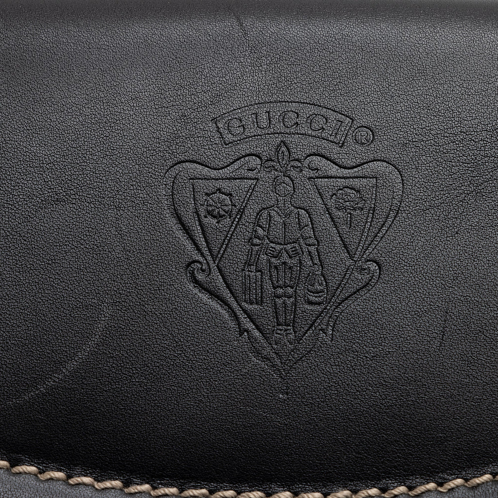 Gucci Canvas Leather East West Multi-Pocket Satchel (SHF-22759)