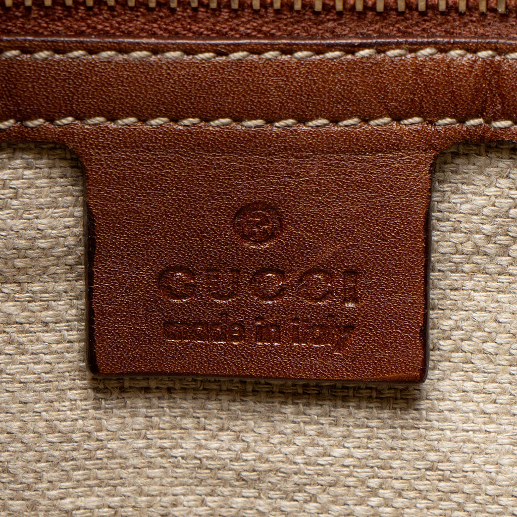 Gucci Canvas Pineapple Jackie Hobo