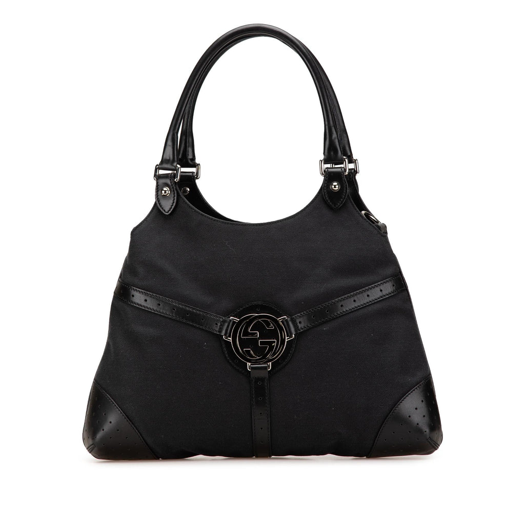 Gucci Canvas Reins Shoulder Bag
