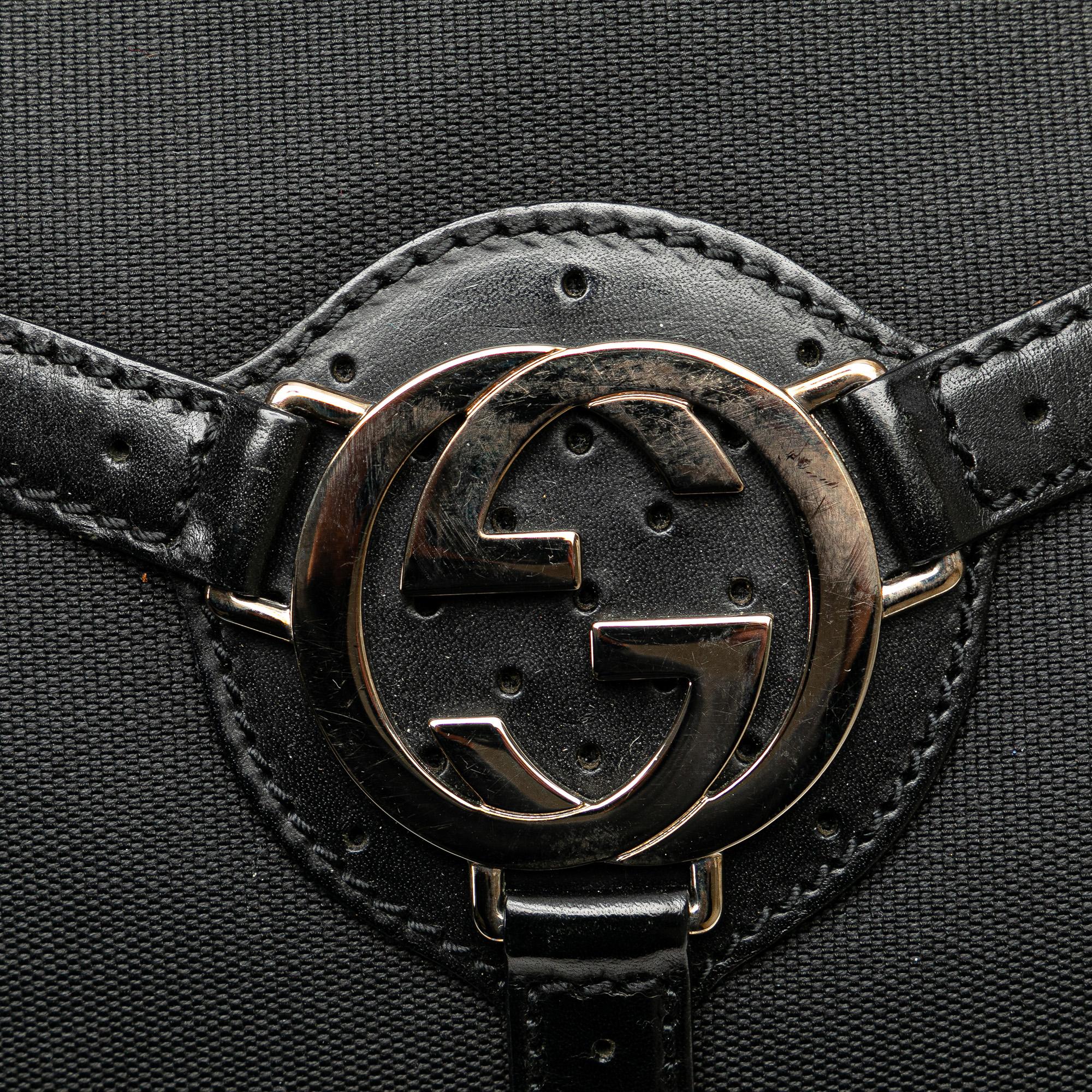 Gucci Canvas Reins Shoulder Bag