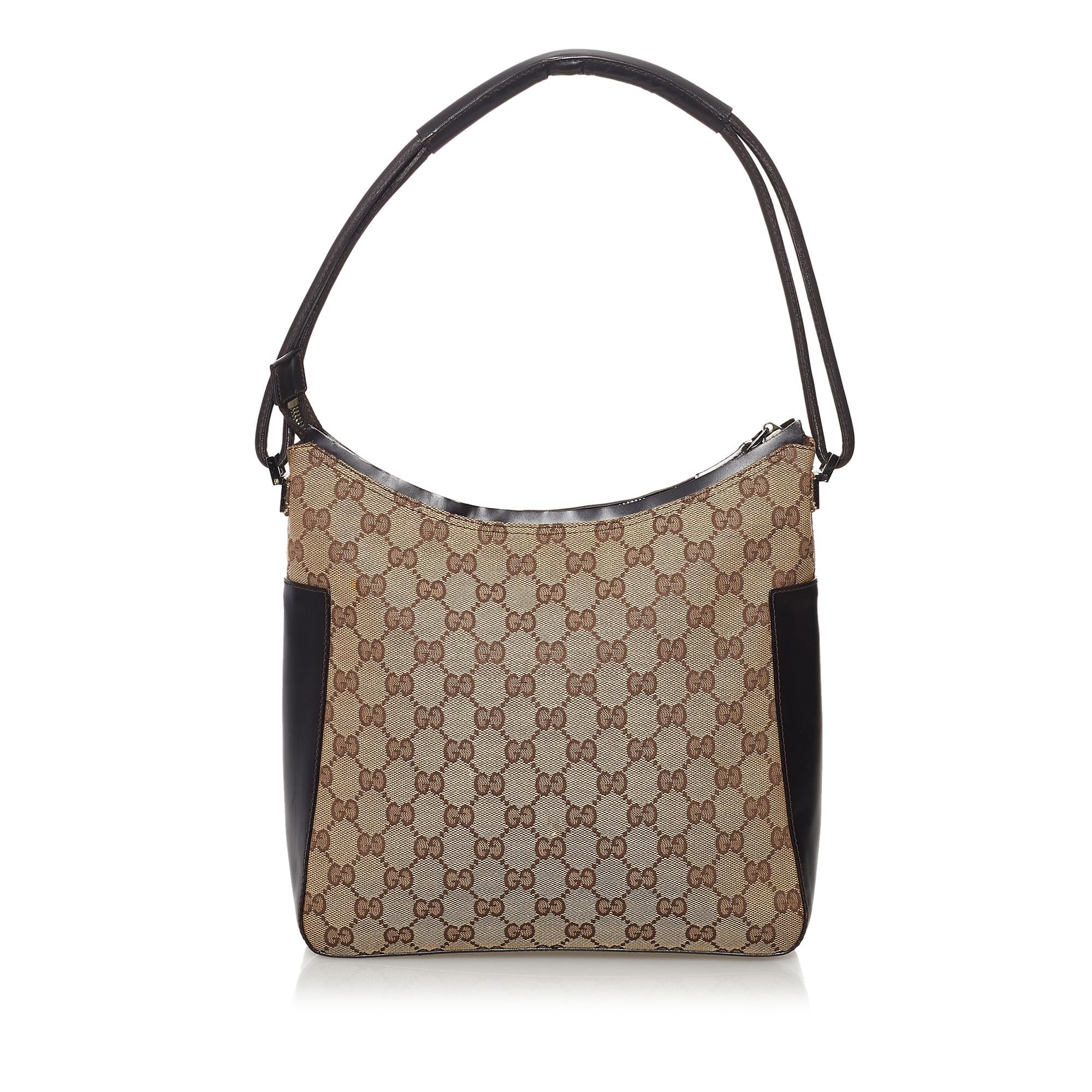 Gucci Canvas Shoulder Bag (SHG-34725)