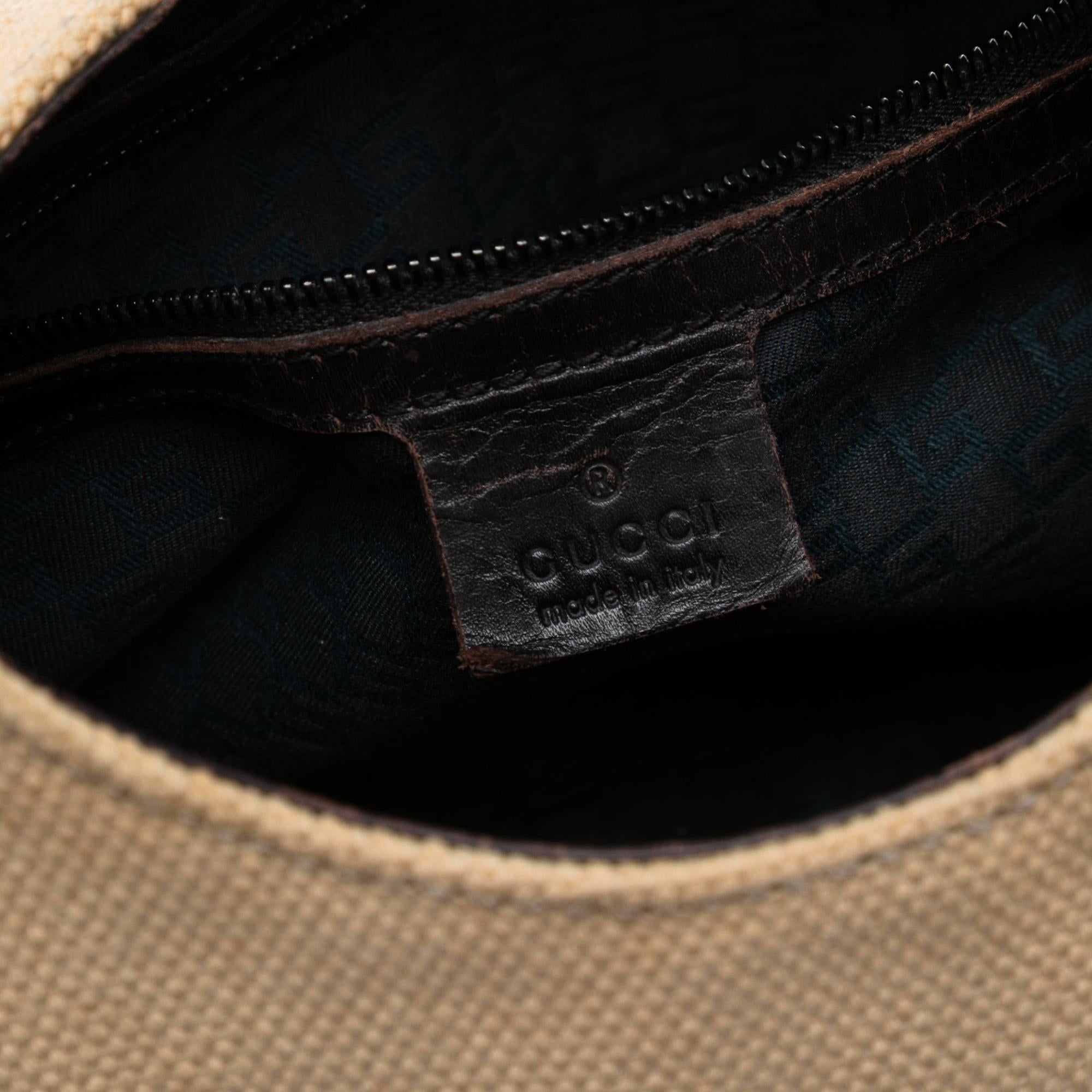 Gucci Canvas Shoulder Bag