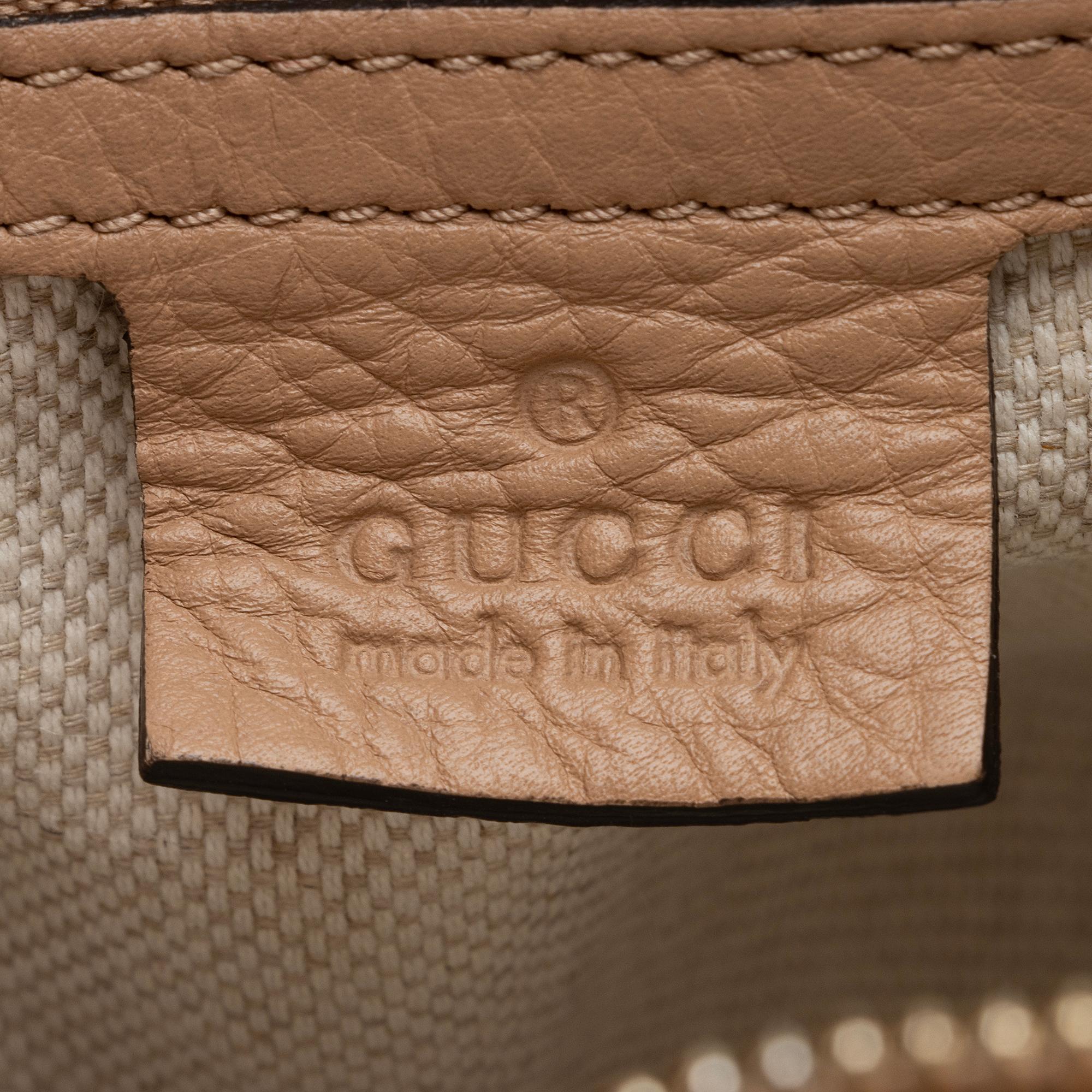 Gucci Canvas Soho Top Handle Tote (SHF-22392)