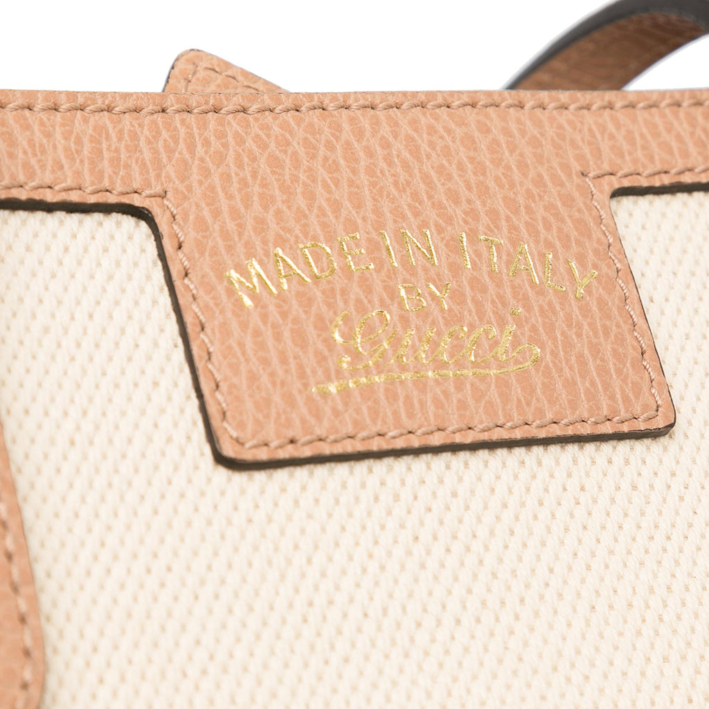 Gucci Canvas Swing Tote Bag (SHG-ICtY8I)