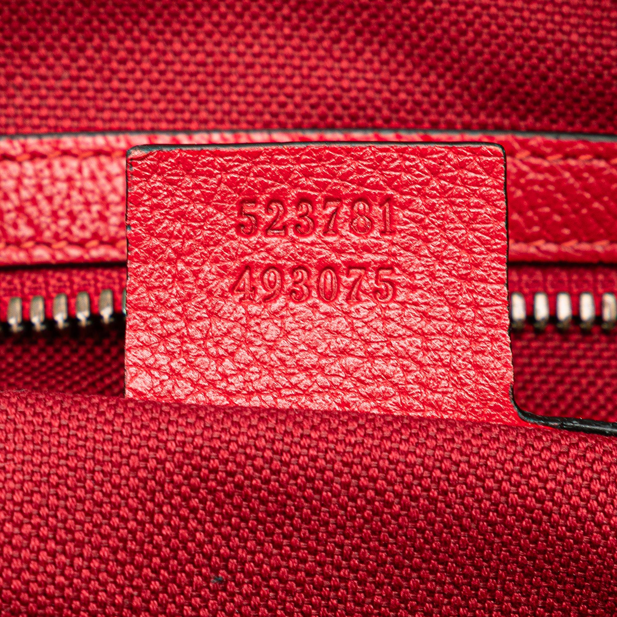 Gucci Canvas Sylvie Baiadera Tote