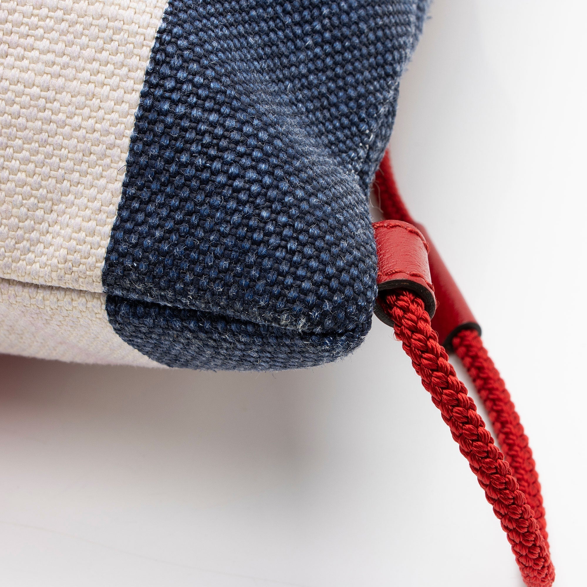 Gucci Canvas Sylvie Stripe Logo Drawstring Backpack