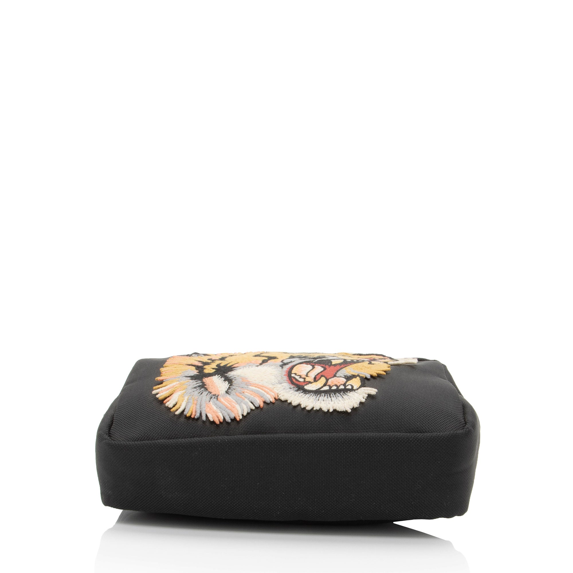 Gucci Canvas Tiger Embroidered Web MessLBger