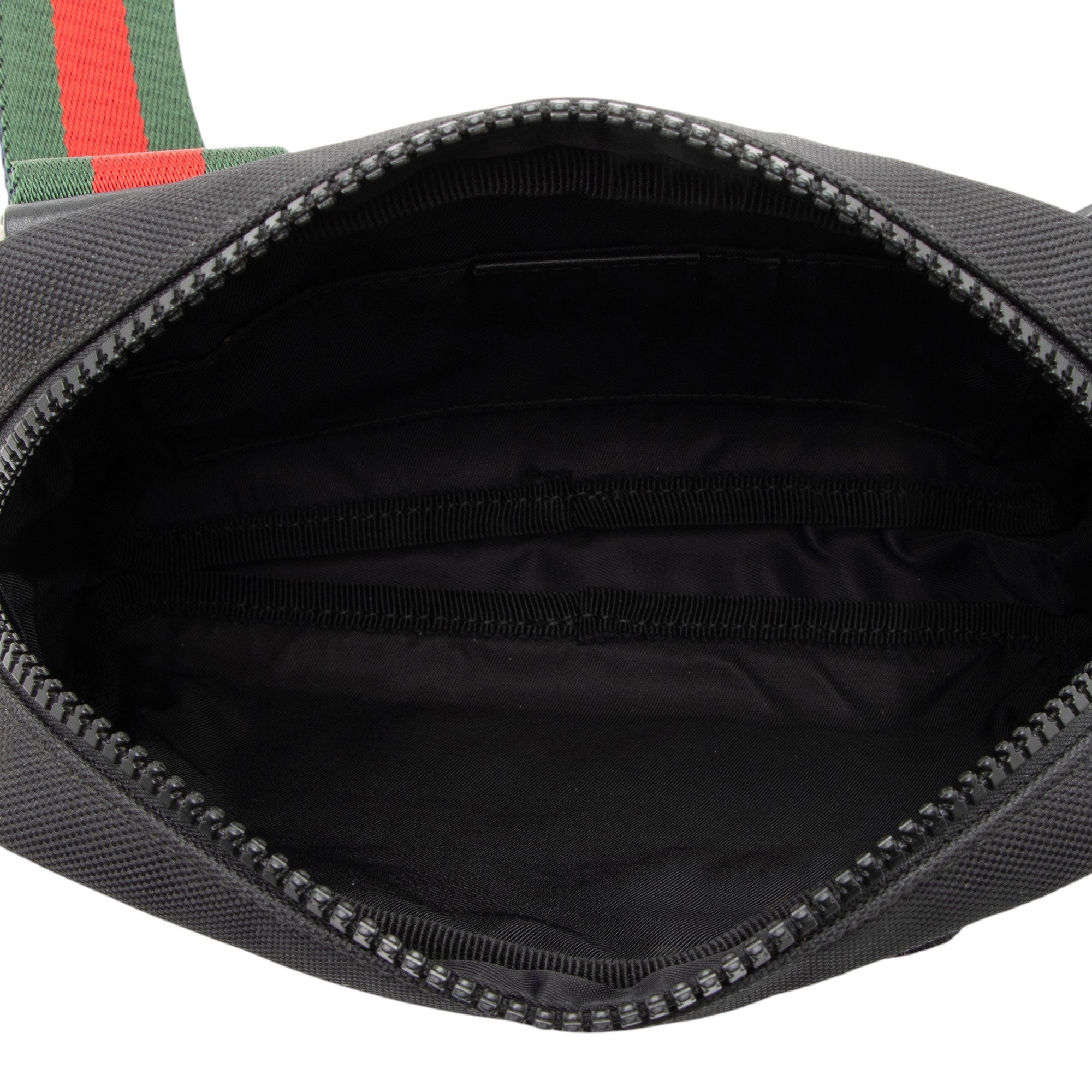 Gucci Canvas Tiger Embroidered Web MessLBger