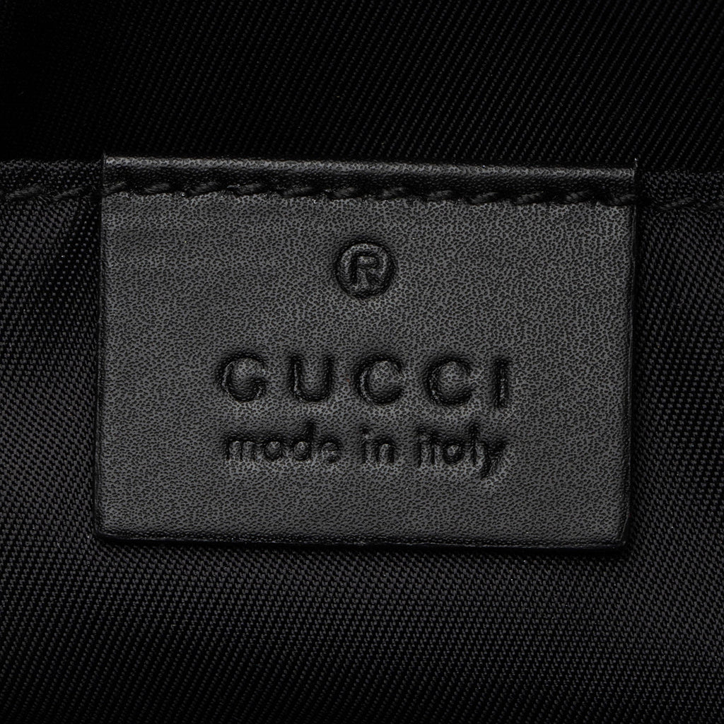 Gucci Canvas Tiger Embroidered Web MessLBger