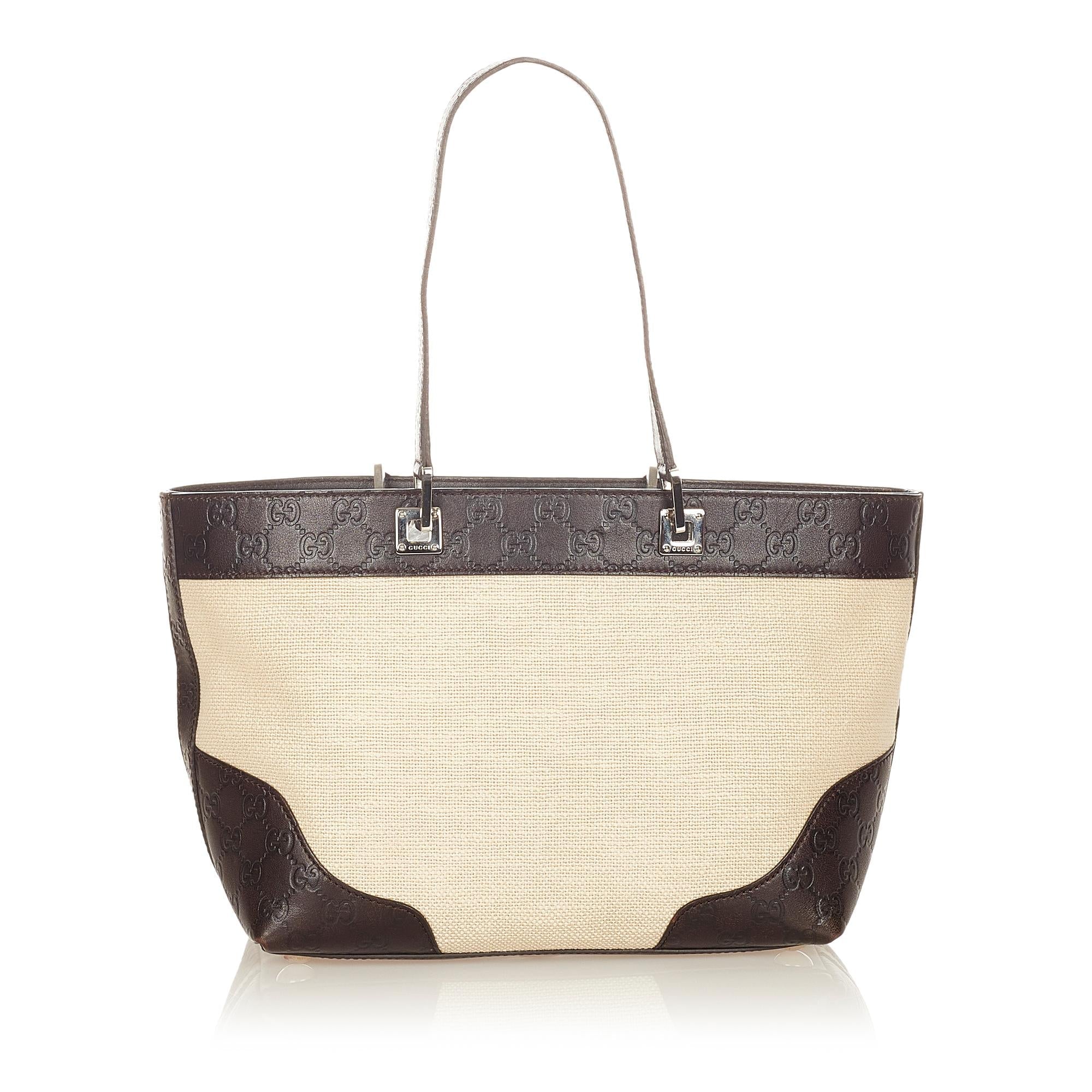 Gucci Canvas Tote Bag (SHG-31837)