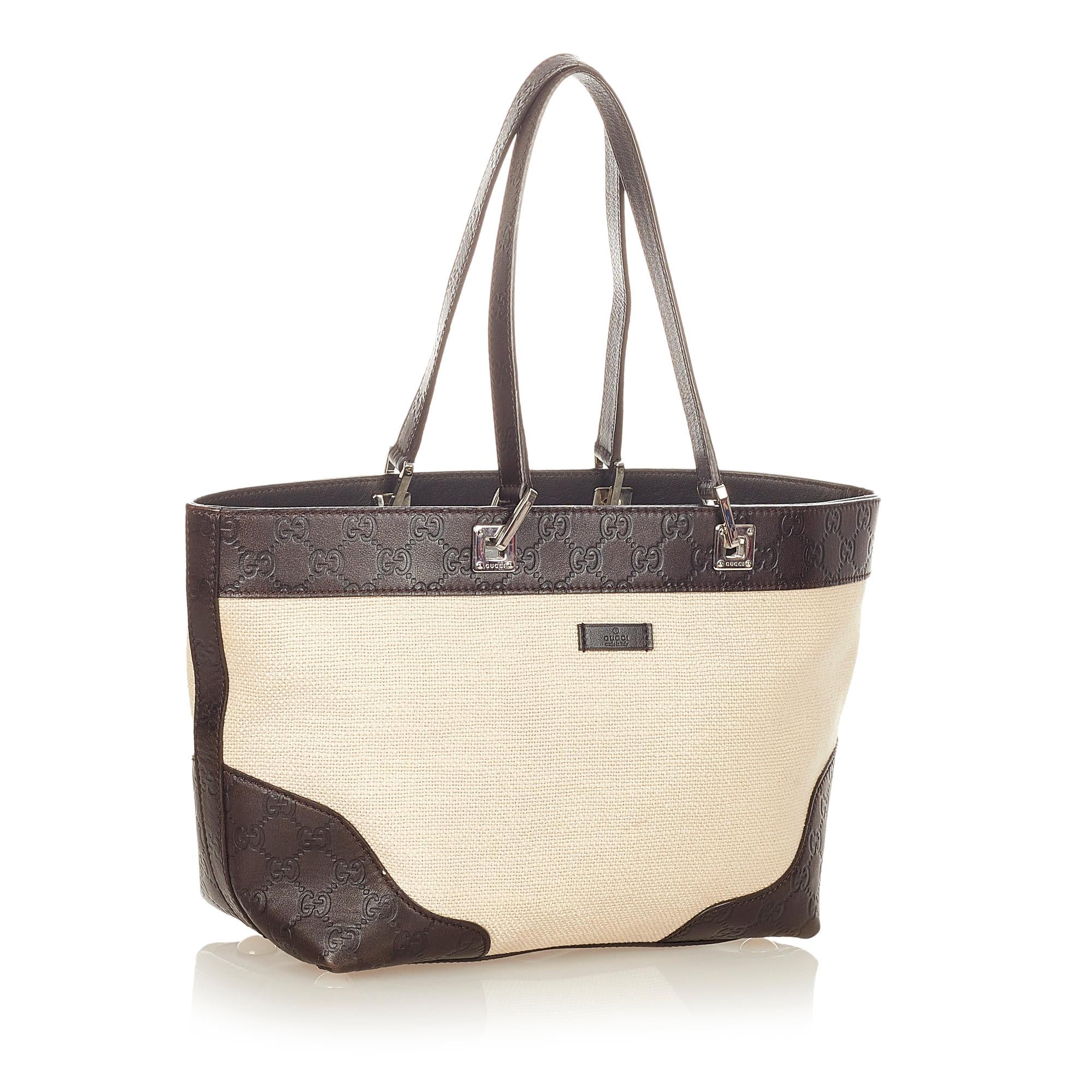Gucci Canvas Tote Bag (SHG-31837)