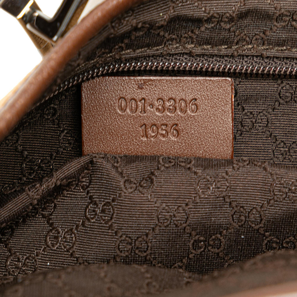 Gucci Canvas Web Jackie Shoulder Bag