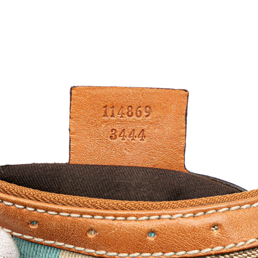 Gucci Canvas Web Reins Hobo