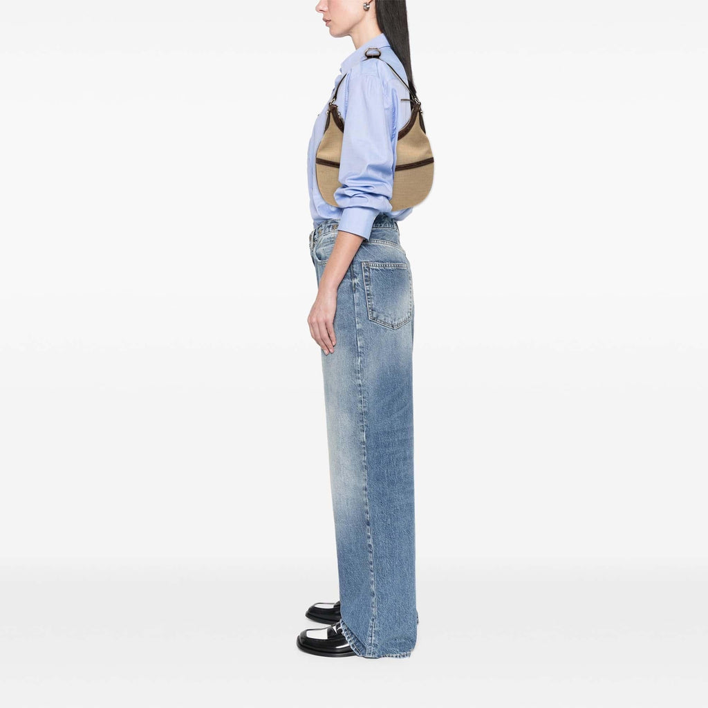 Gucci Canvas Web Reins Hobo