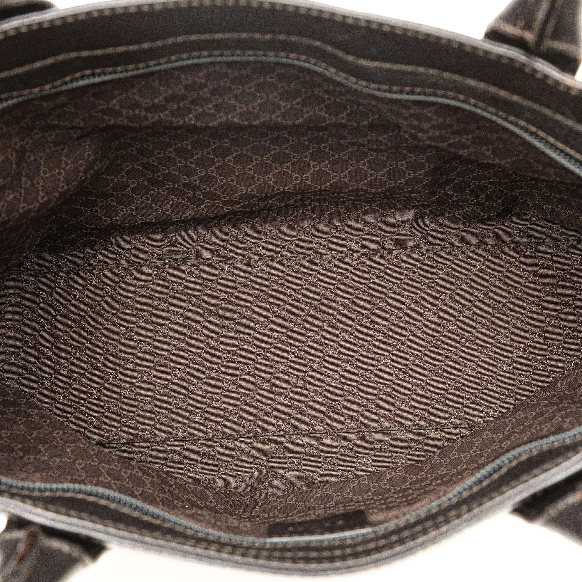 Gucci Canvas Web Tote