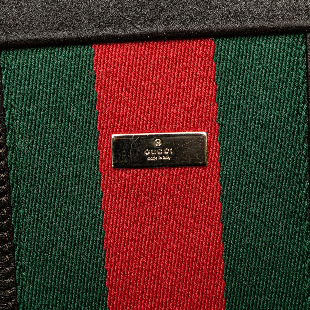 Gucci Canvas Web Tote