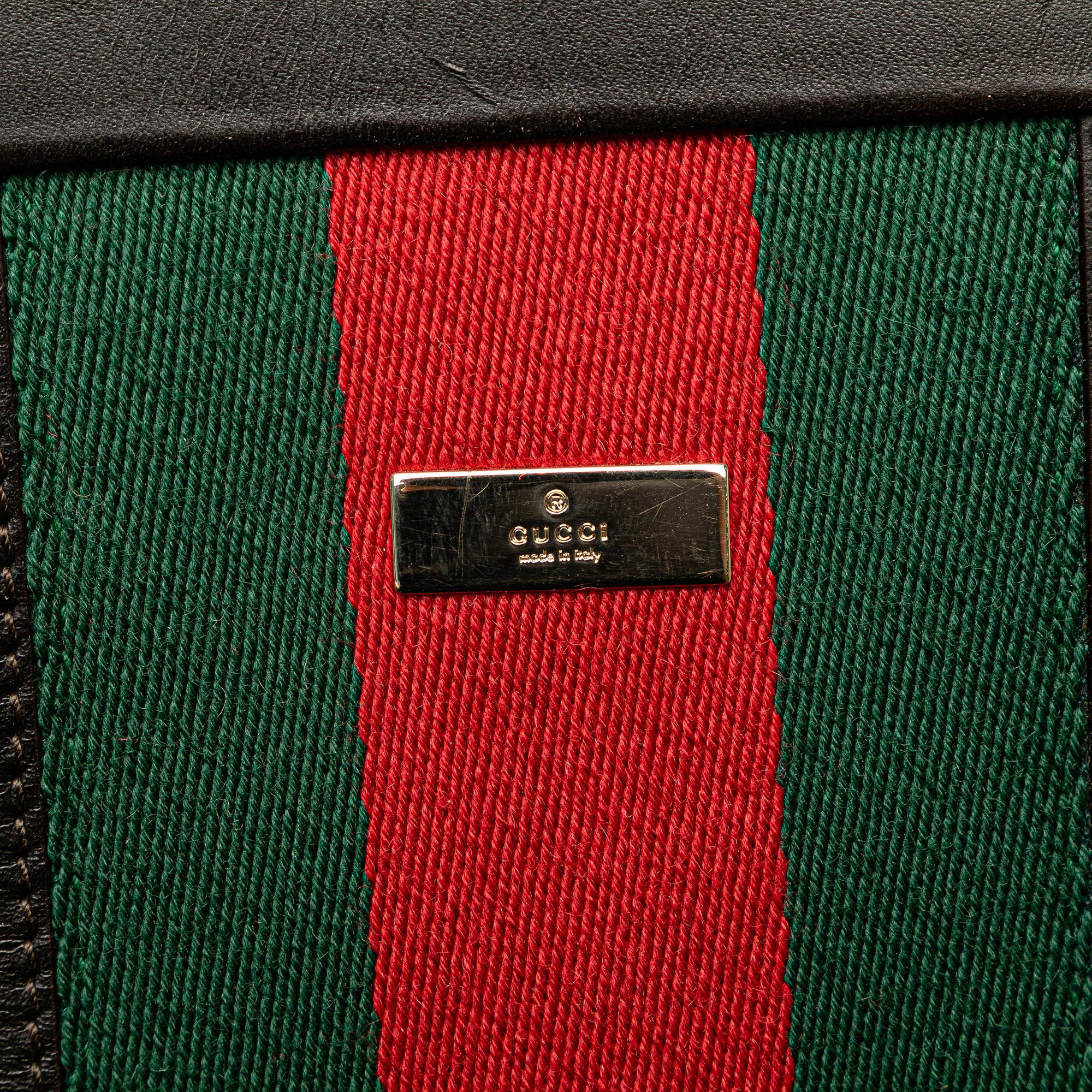 Gucci Canvas Web Tote