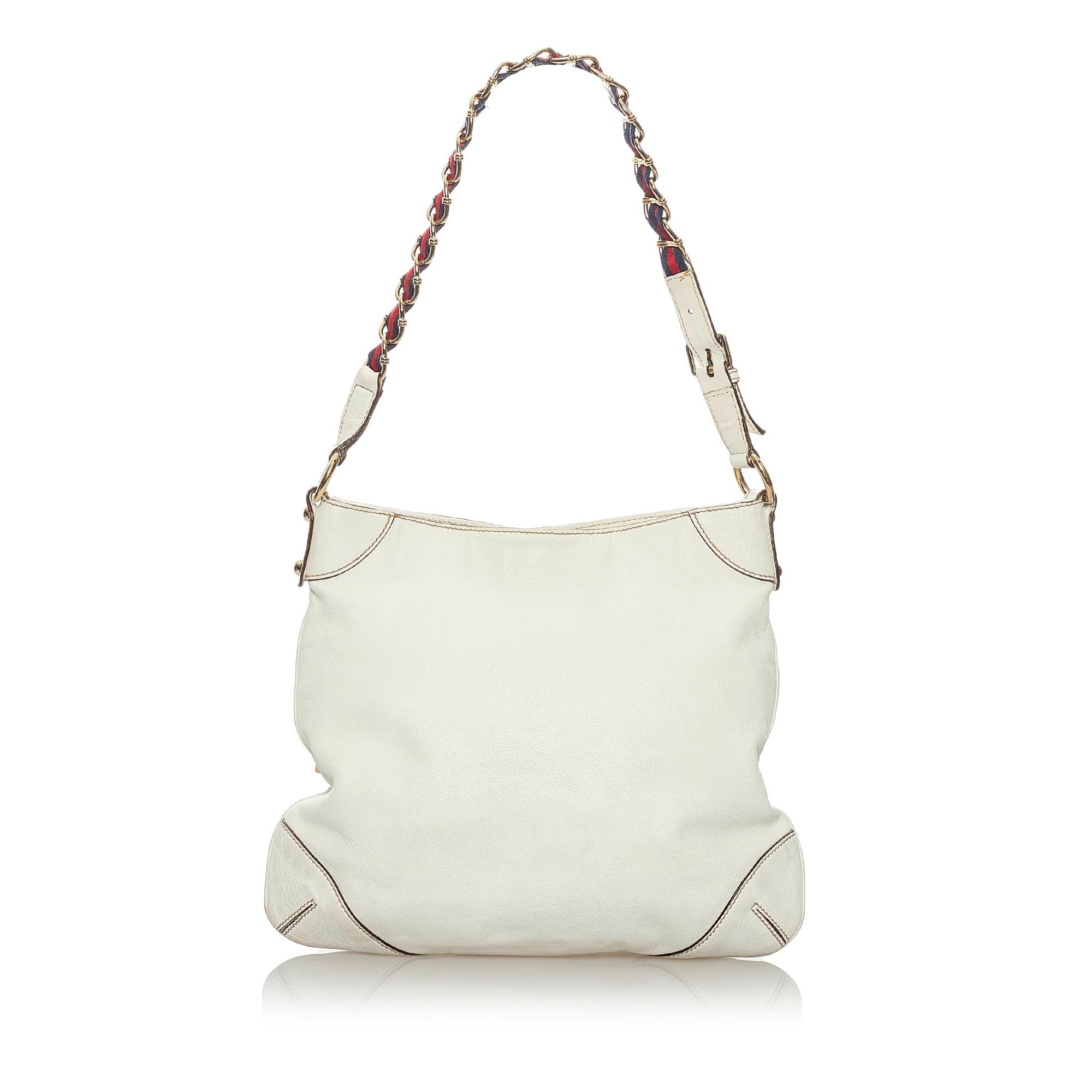 Gucci Capri Ranch Kid Leather Hobo Bag (SHG-28999)