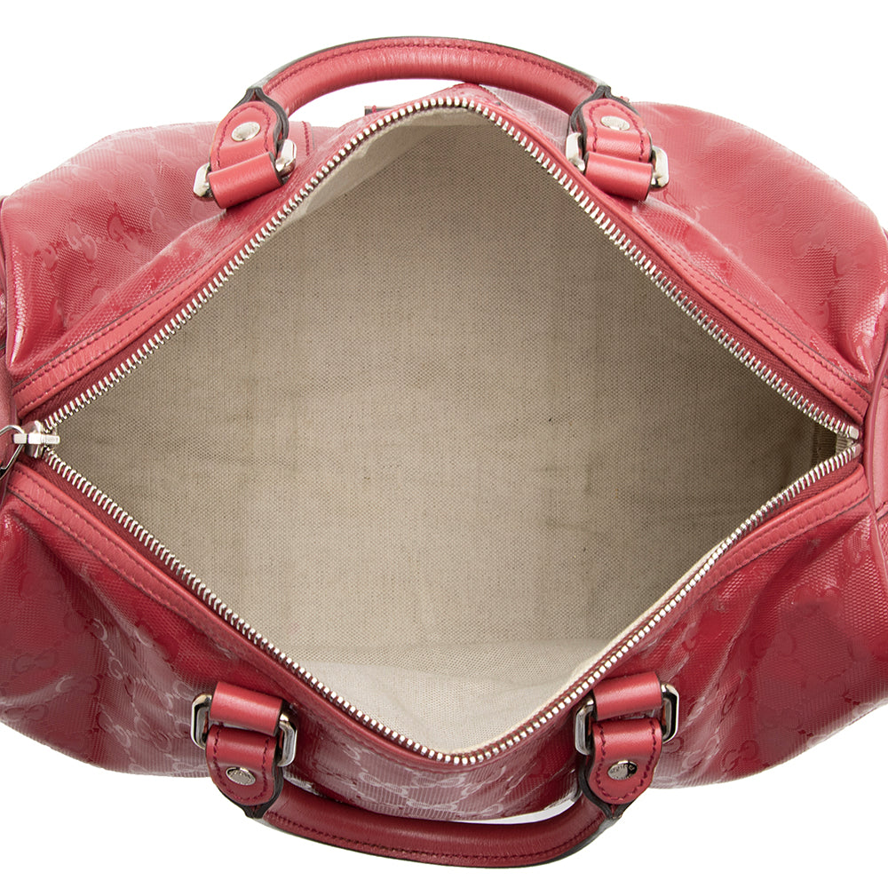 Gucci Gucci Coated Canvas Joy Medium Boston Bag (SHF-18165)