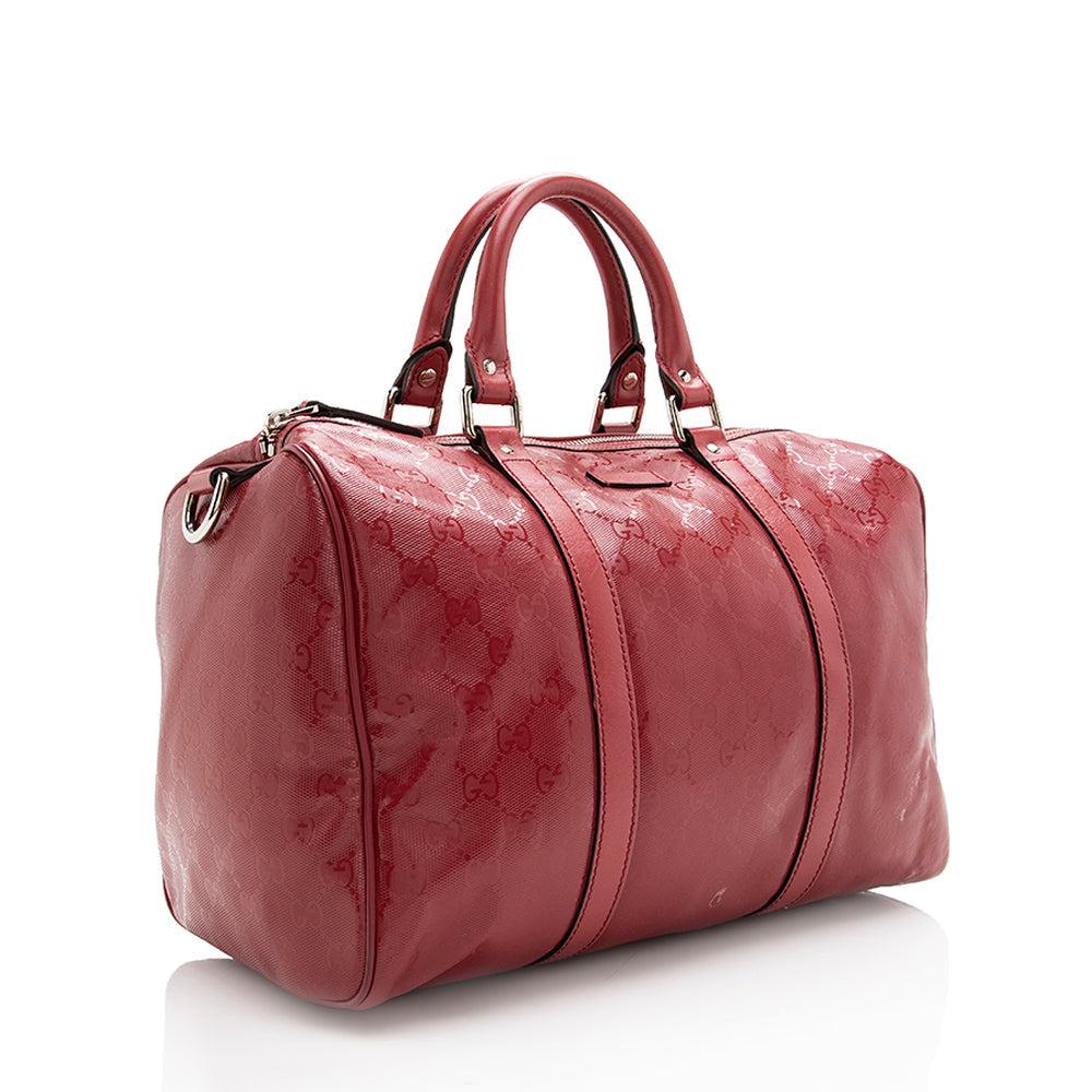 Gucci Gucci Coated Canvas Joy Medium Boston Bag (SHF-18165)