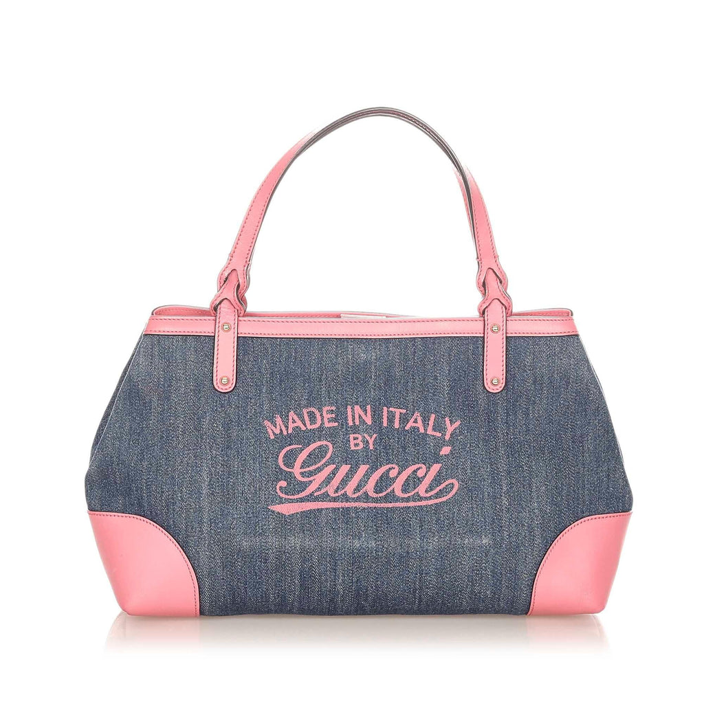 Gucci Craft Denim Tote Bag (SHG-31656)