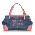 Gucci Craft Denim Tote Bag (SHG-kt80H9)