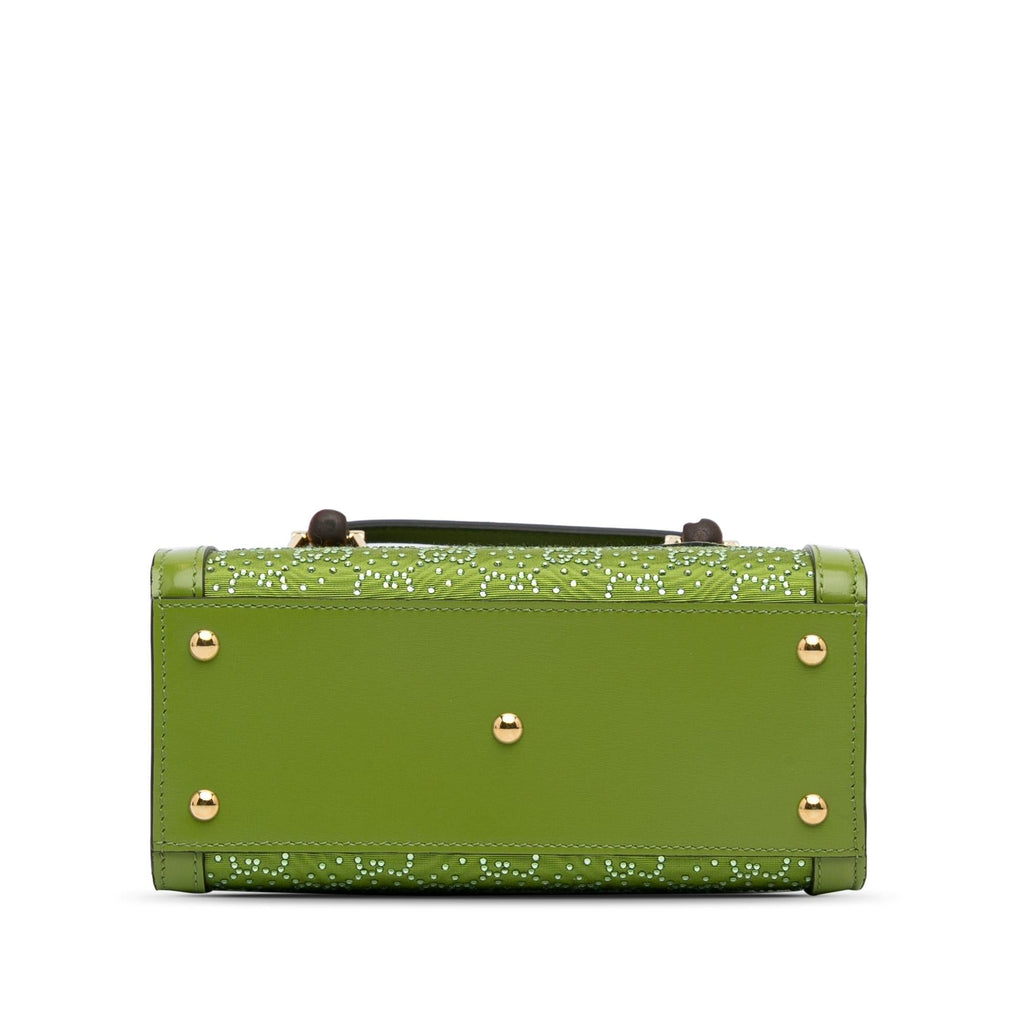 Gucci Crystal Embellished GG Canvas Mini Diana (SHG-wT7IXI)