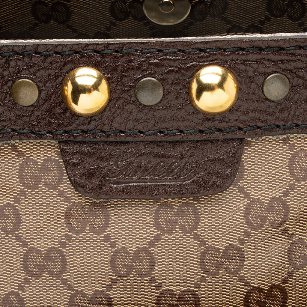Gucci Crystal GG Babouska N/S Tote (SHF-zl7w4j)
