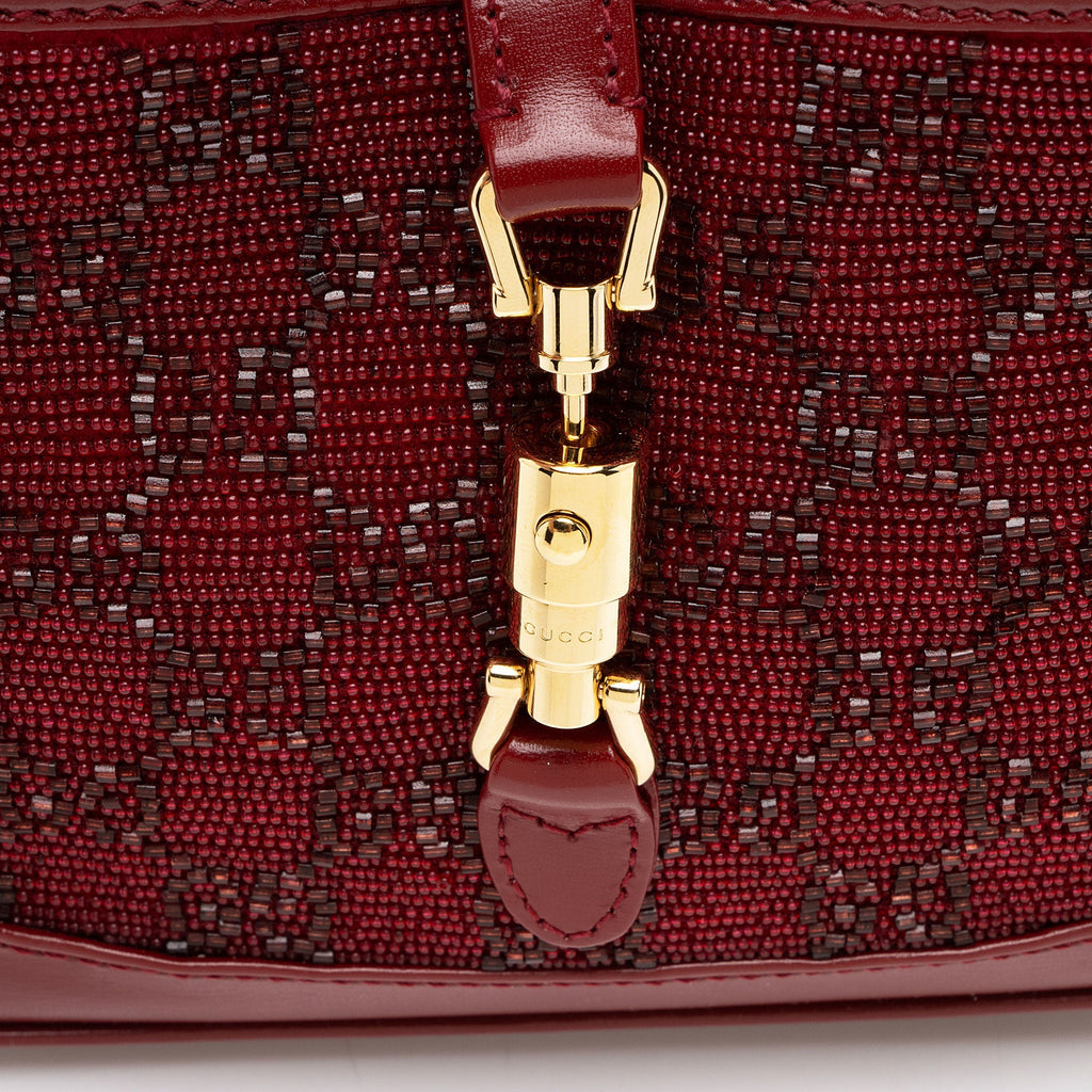 Gucci Crystal GG Jackie 1961 Mini Hobo (SHF-qrannc)