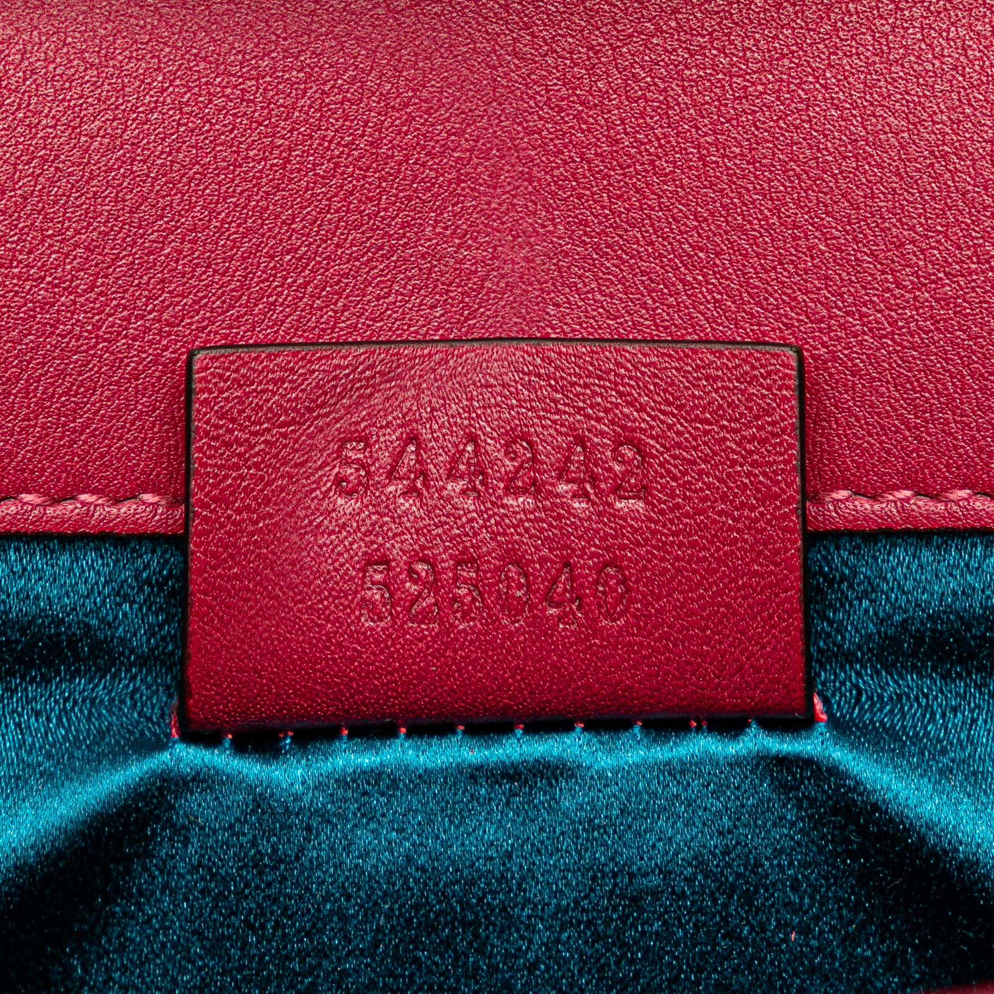 Gucci Crystal GG Velvet Broadway Crossbody
