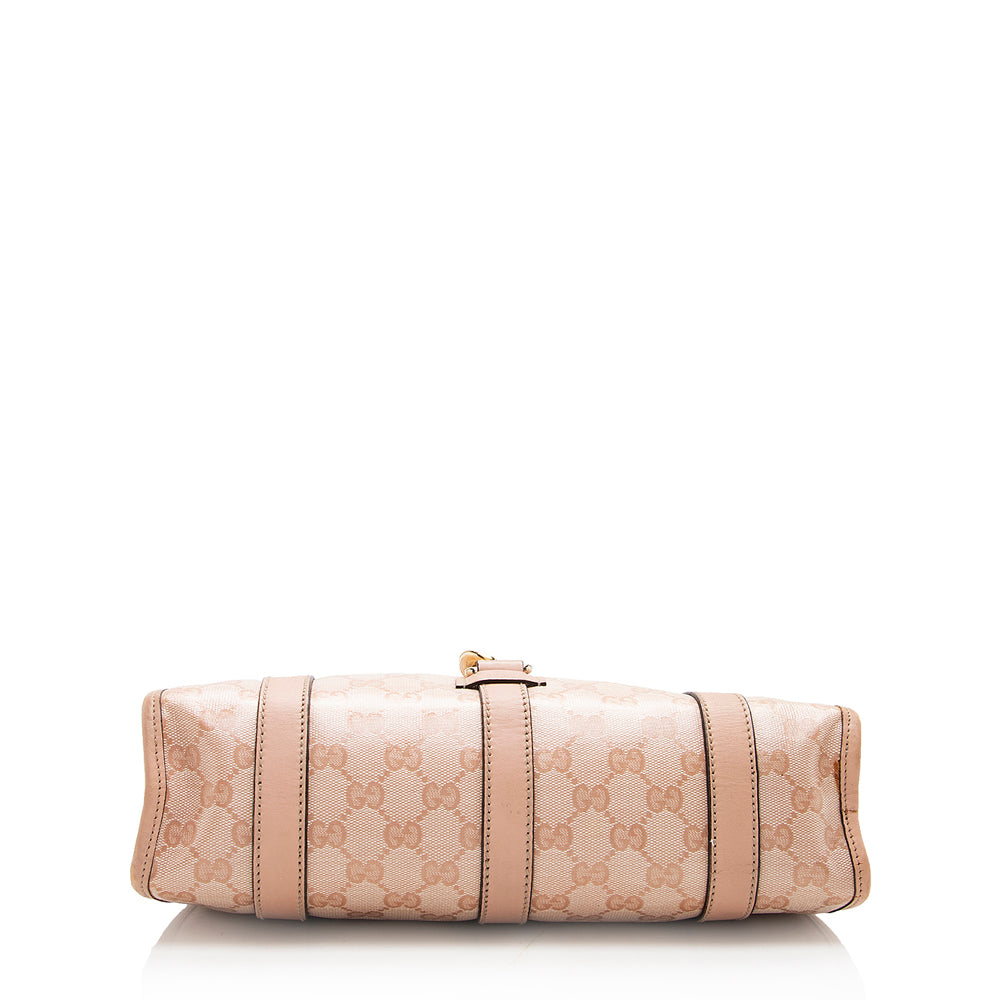 Gucci Crystal Gucci Canvas Small Joy Shoulder Bag - FINAL SALE (SHF-18167)