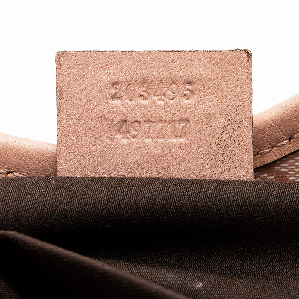 Gucci Crystal Gucci Canvas Small Joy Shoulder Bag - FINAL SALE (SHF-18167)