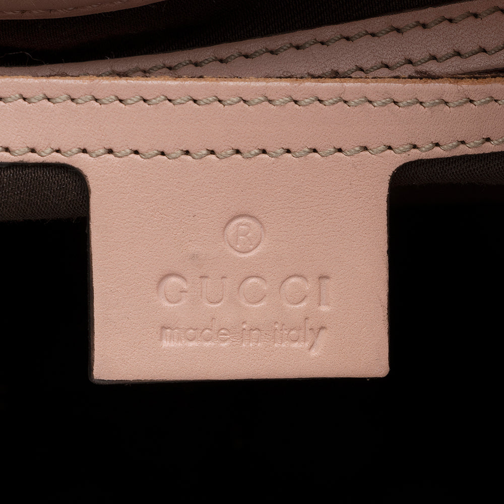 Gucci Crystal Gucci Canvas Small Joy Shoulder Bag - FINAL SALE (SHF-18167)
