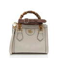 Gucci Cuir Leather Bamboo Diana Mini Tote (SHF-OiQwyN)