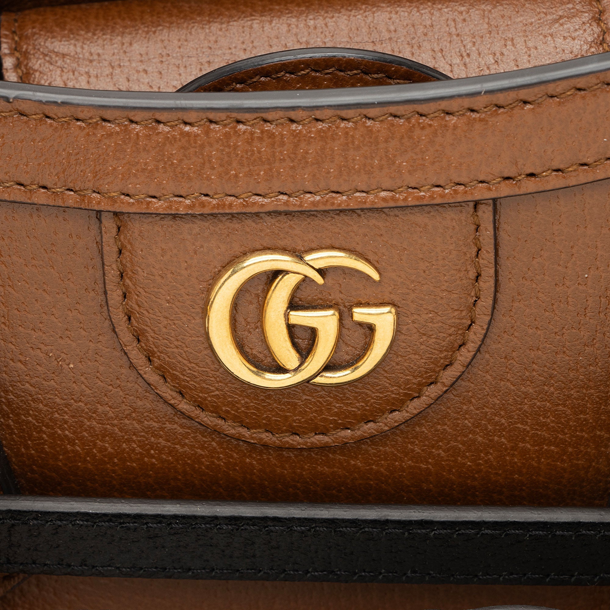 Gucci Cuir Leather Bamboo Diana Mini Tote