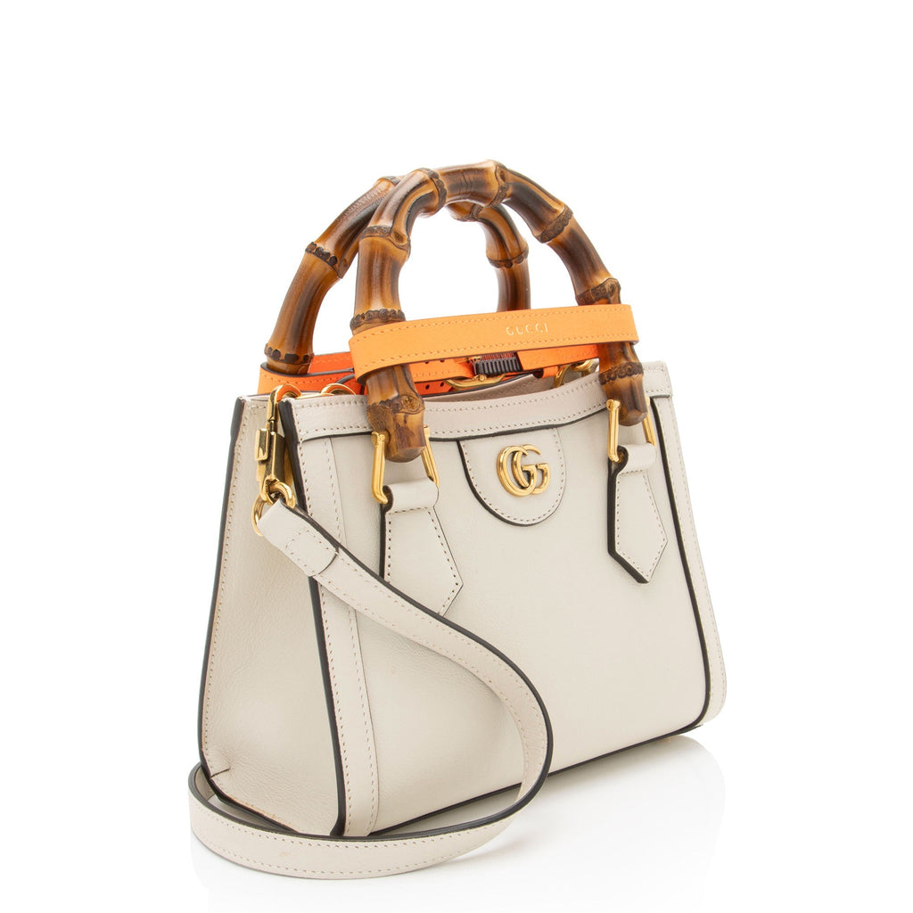 Gucci Cuir Leather Diana Mini Tote