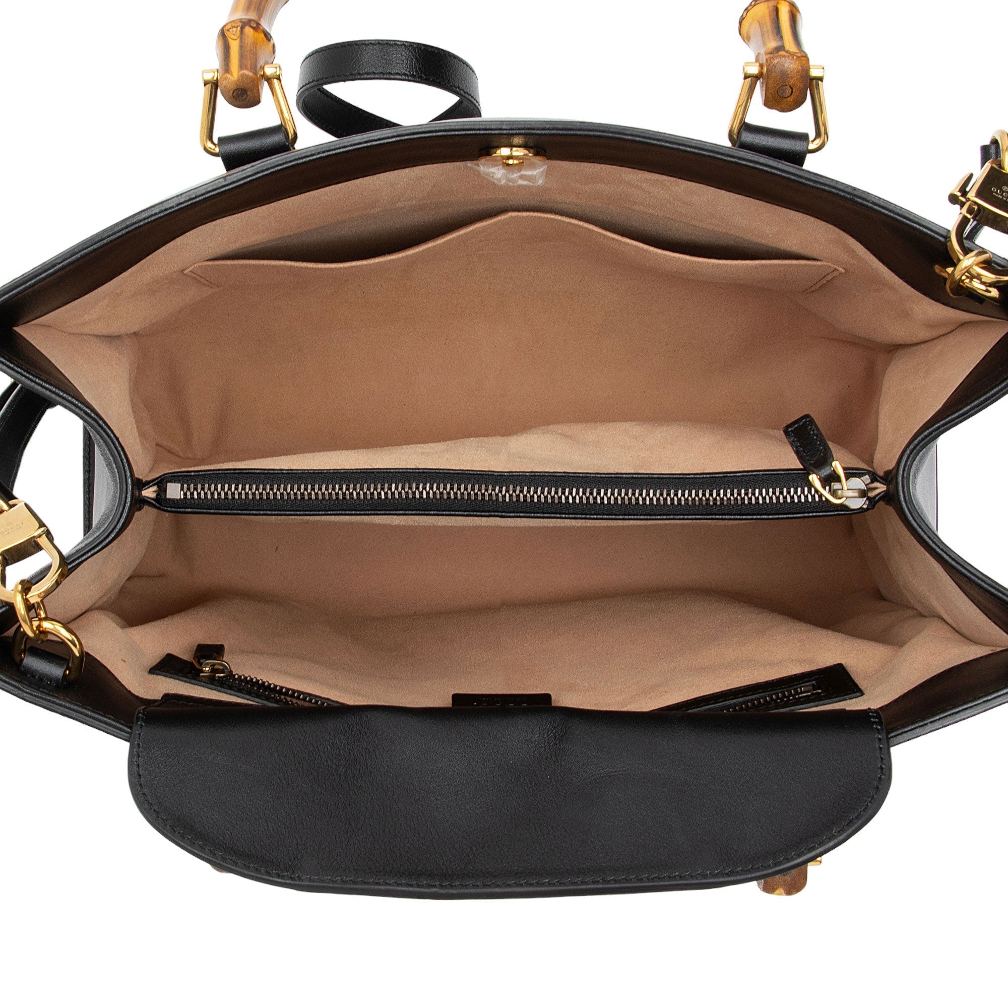 Gucci Cuir Leather Diana Medium Tote (SHF-1Bld5g)