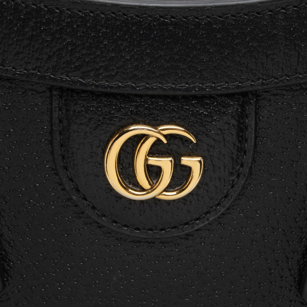 Gucci Cuir Leather Diana Small Tote