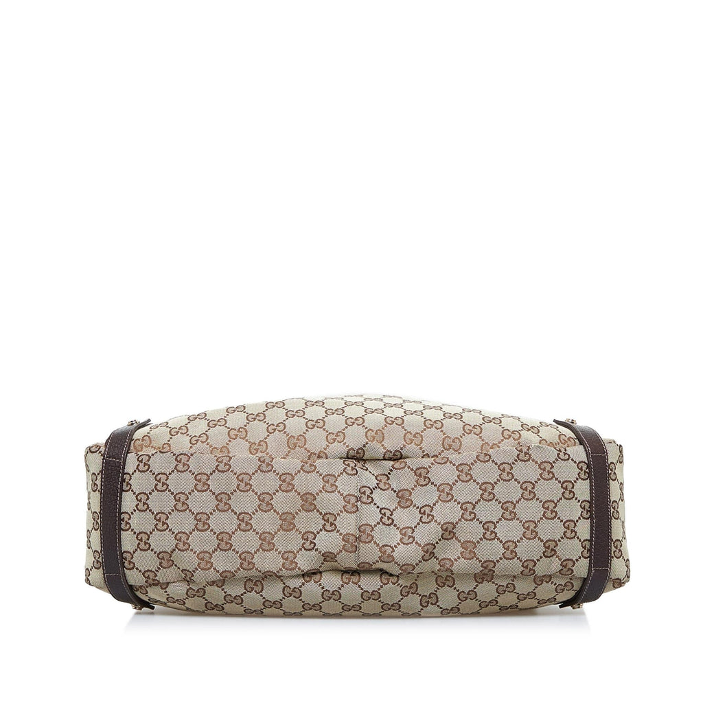 Gucci D-Ring Gg Canvas Pelham Shoulder Bag (SHG-TlunTA)