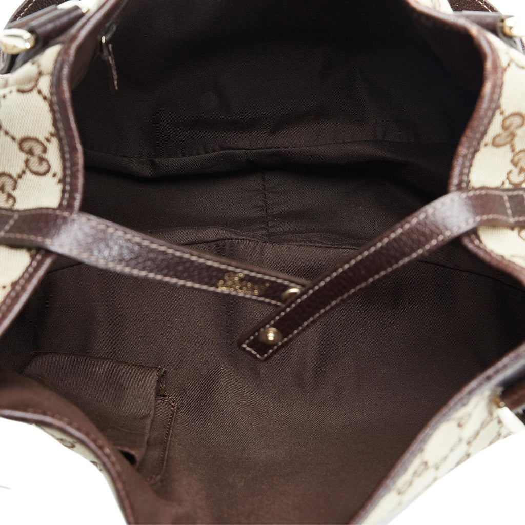 Gucci D-Ring Gg Canvas Pelham Shoulder Bag (SHG-TlunTA)