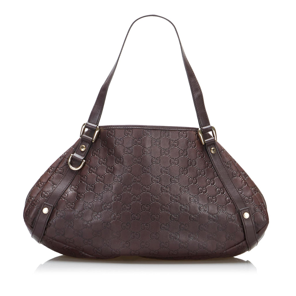 Gucci D-Ring Guccissima Pelham Shoulder Bag (SHG-Ff7VBK)