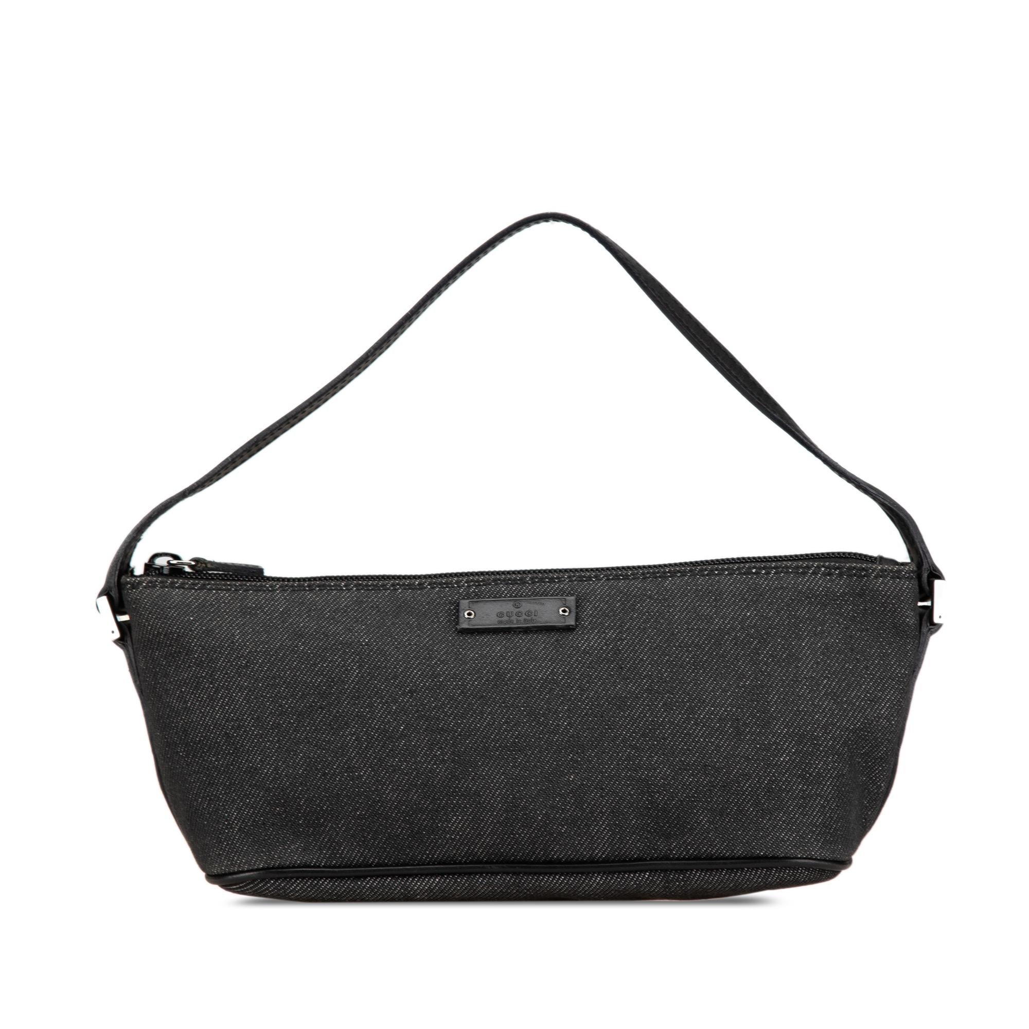 Gucci Denim Boat Shoulder Bag (SHG-WHYtiK)
