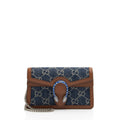 Gucci Denim Dionysus Super Mini Shoulder Bag (SHF-LUnuyX)