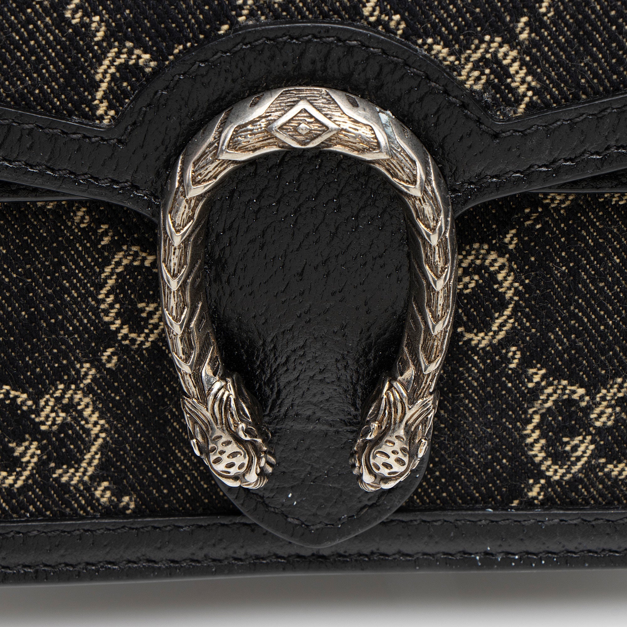 Gucci Denim Dionysus Super Mini Shoulder Bag (SHF-znXV7t)