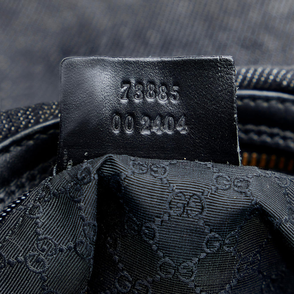 Gucci Denim Web Hobo (SHG-wuzFkd)