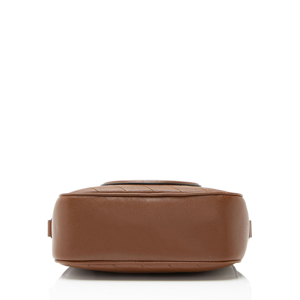 Gucci Diagonal Stitched Calfskin Blondie Camera Bag