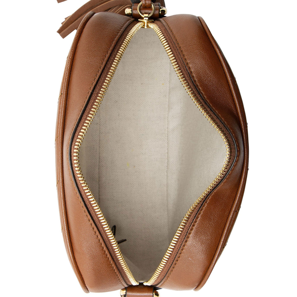 Gucci Diagonal Stitched Calfskin Blondie Camera Bag