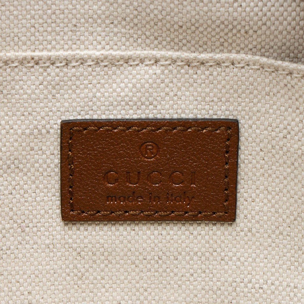 Gucci Diagonal Stitched Calfskin Blondie Camera Bag